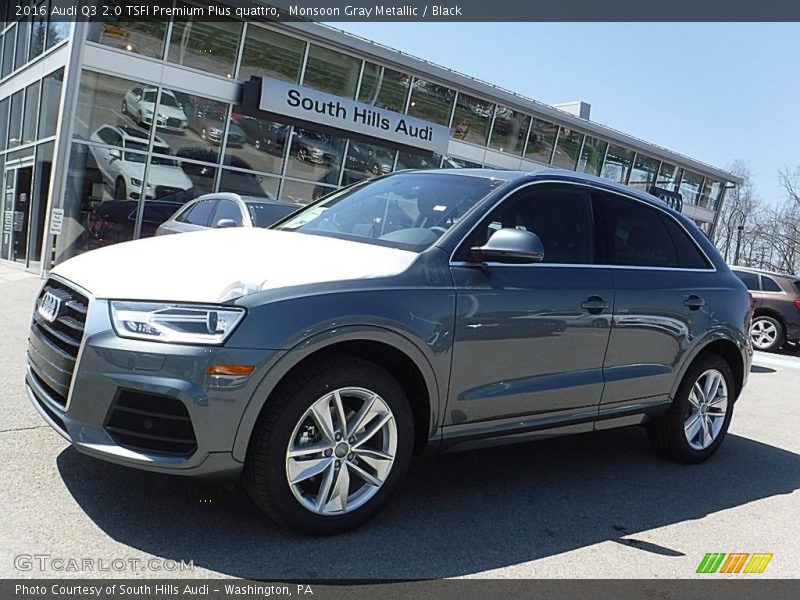 Monsoon Gray Metallic / Black 2016 Audi Q3 2.0 TSFI Premium Plus quattro
