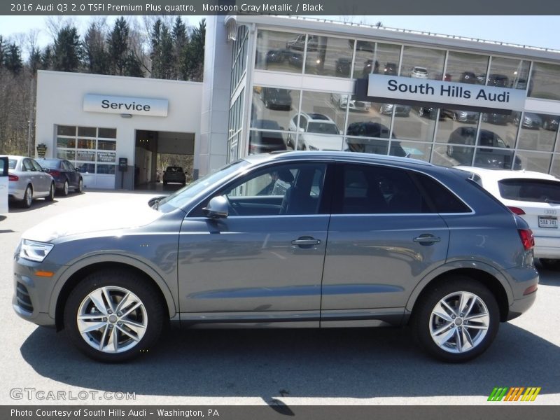 Monsoon Gray Metallic / Black 2016 Audi Q3 2.0 TSFI Premium Plus quattro
