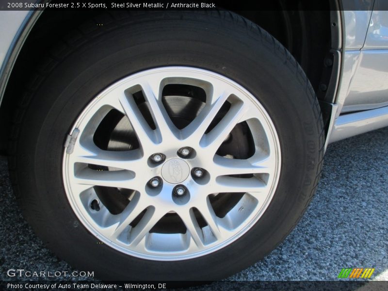 Steel Silver Metallic / Anthracite Black 2008 Subaru Forester 2.5 X Sports