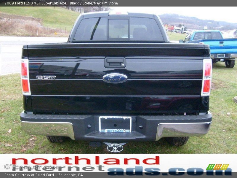 Black / Stone/Medium Stone 2009 Ford F150 XLT SuperCab 4x4