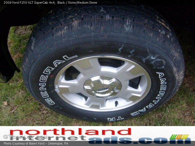 Black / Stone/Medium Stone 2009 Ford F150 XLT SuperCab 4x4