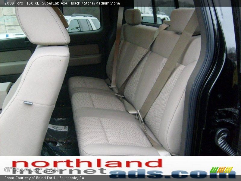 Black / Stone/Medium Stone 2009 Ford F150 XLT SuperCab 4x4