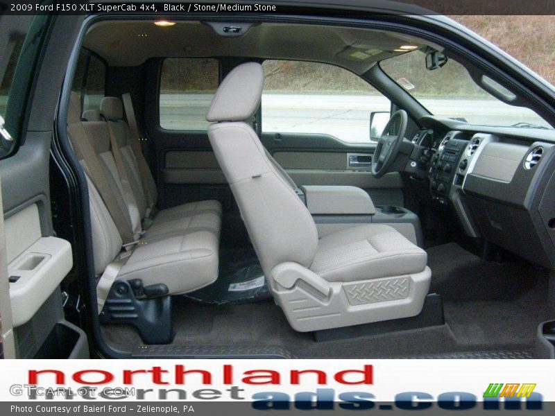 Black / Stone/Medium Stone 2009 Ford F150 XLT SuperCab 4x4