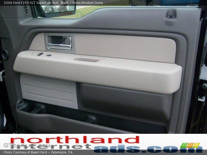 Black / Stone/Medium Stone 2009 Ford F150 XLT SuperCab 4x4