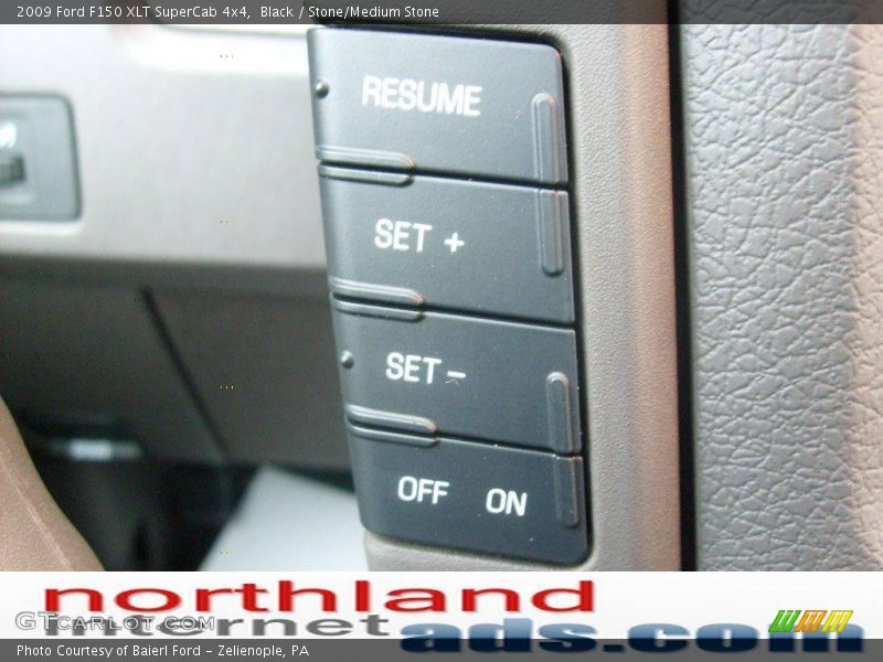 Black / Stone/Medium Stone 2009 Ford F150 XLT SuperCab 4x4
