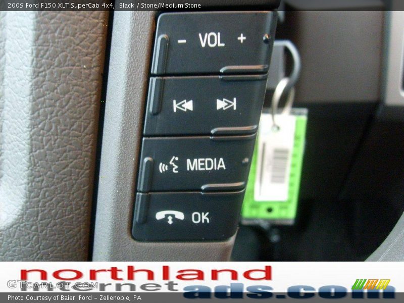Black / Stone/Medium Stone 2009 Ford F150 XLT SuperCab 4x4