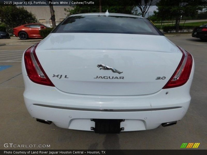 Polaris White / Cashew/Truffle 2015 Jaguar XJ XJL Portfolio