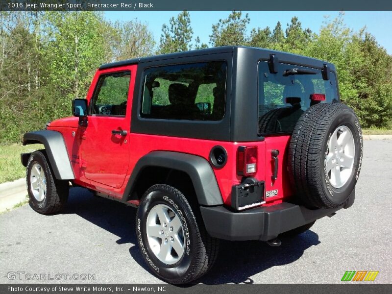 Firecracker Red / Black 2016 Jeep Wrangler Sport