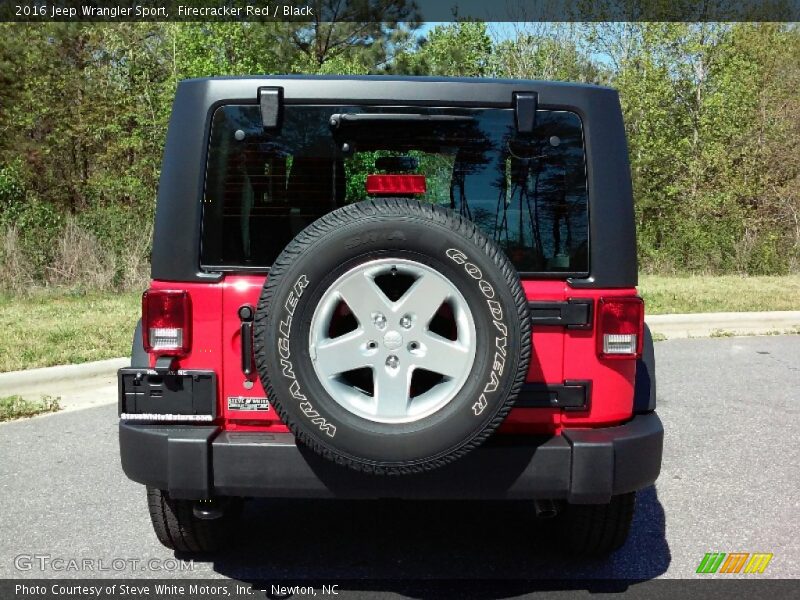 Firecracker Red / Black 2016 Jeep Wrangler Sport