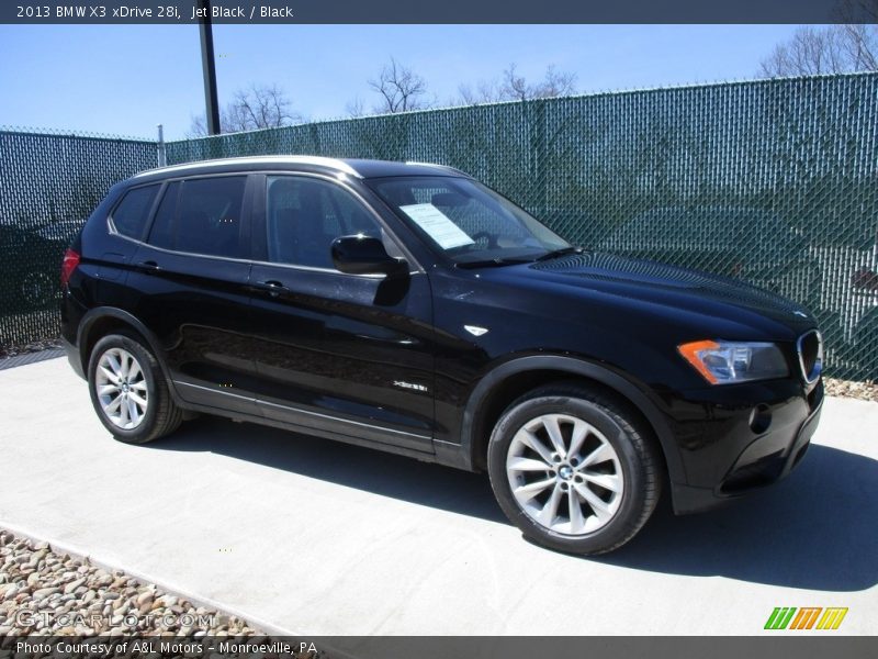 Jet Black / Black 2013 BMW X3 xDrive 28i