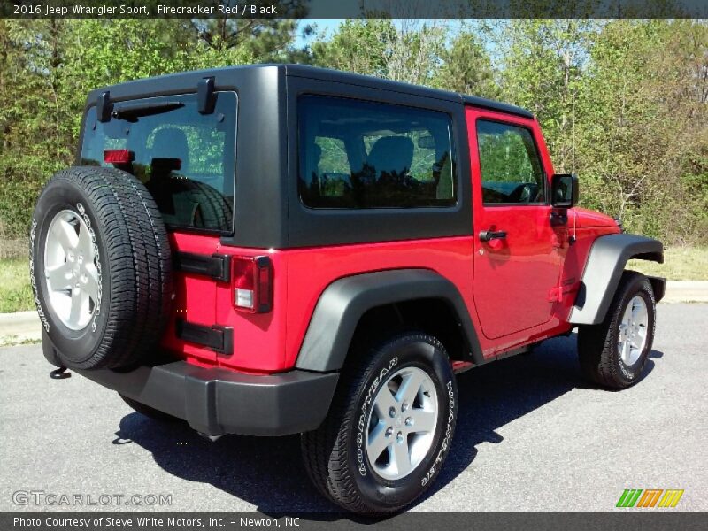Firecracker Red / Black 2016 Jeep Wrangler Sport