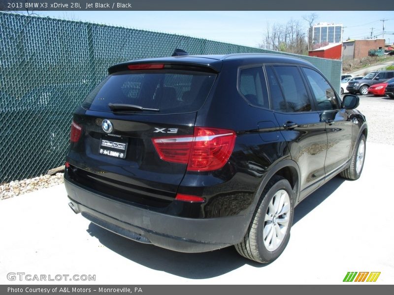 Jet Black / Black 2013 BMW X3 xDrive 28i