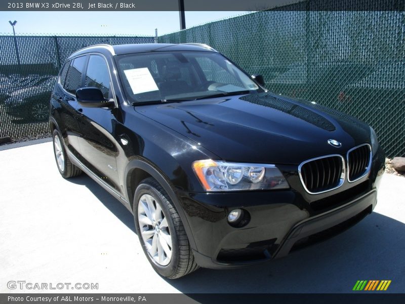 Jet Black / Black 2013 BMW X3 xDrive 28i