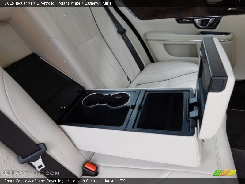 Polaris White / Cashew/Truffle 2015 Jaguar XJ XJL Portfolio