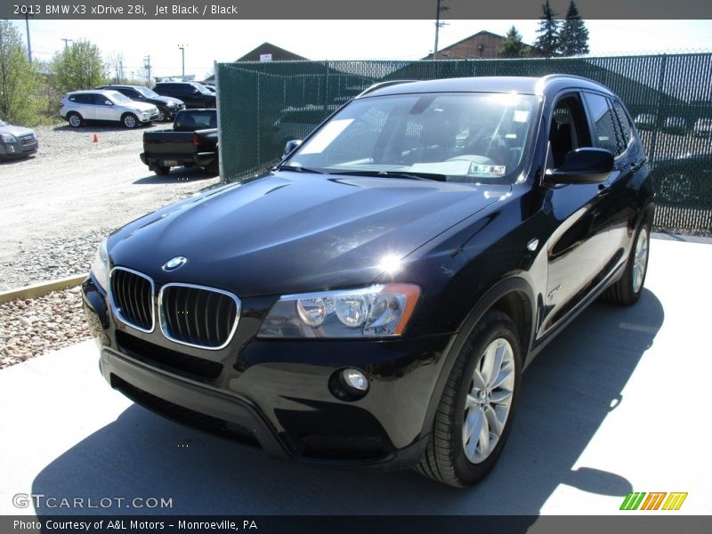 Jet Black / Black 2013 BMW X3 xDrive 28i