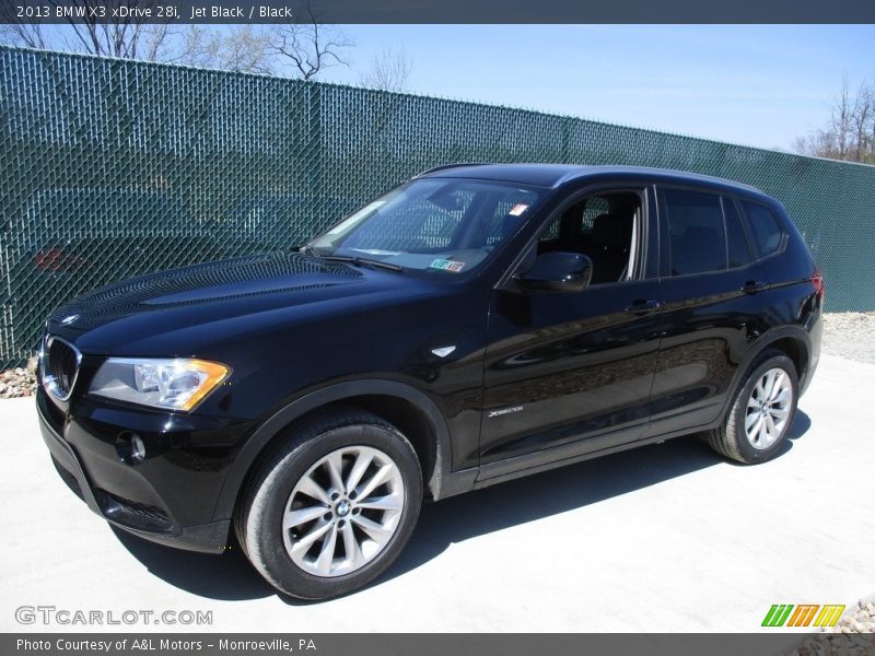 Jet Black / Black 2013 BMW X3 xDrive 28i