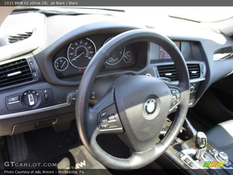 Jet Black / Black 2013 BMW X3 xDrive 28i