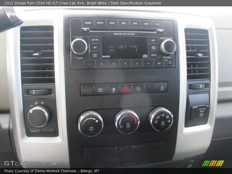 Bright White / Dark Slate/Medium Graystone 2012 Dodge Ram 2500 HD SLT Crew Cab 4x4