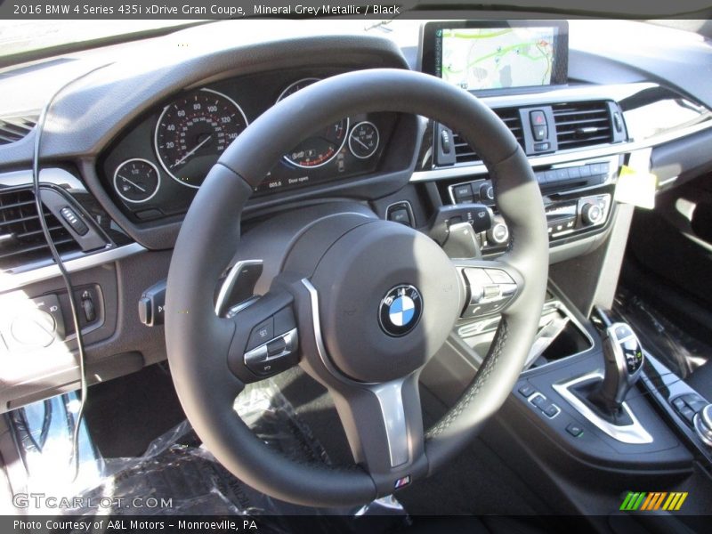 Mineral Grey Metallic / Black 2016 BMW 4 Series 435i xDrive Gran Coupe