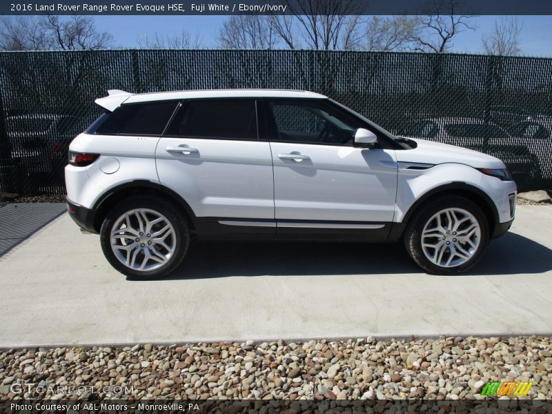 Fuji White / Ebony/Ivory 2016 Land Rover Range Rover Evoque HSE