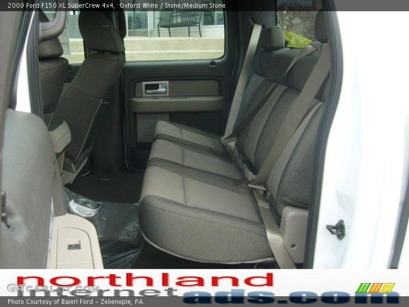 Oxford White / Stone/Medium Stone 2009 Ford F150 XL SuperCrew 4x4