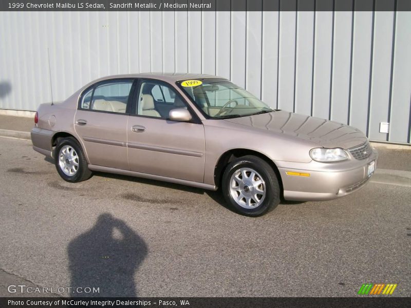 Sandrift Metallic / Medium Neutral 1999 Chevrolet Malibu LS Sedan