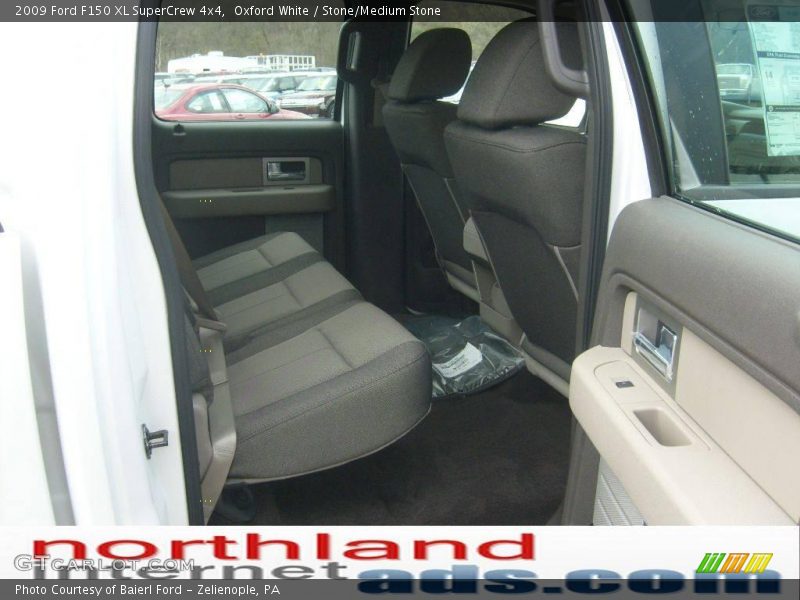 Oxford White / Stone/Medium Stone 2009 Ford F150 XL SuperCrew 4x4