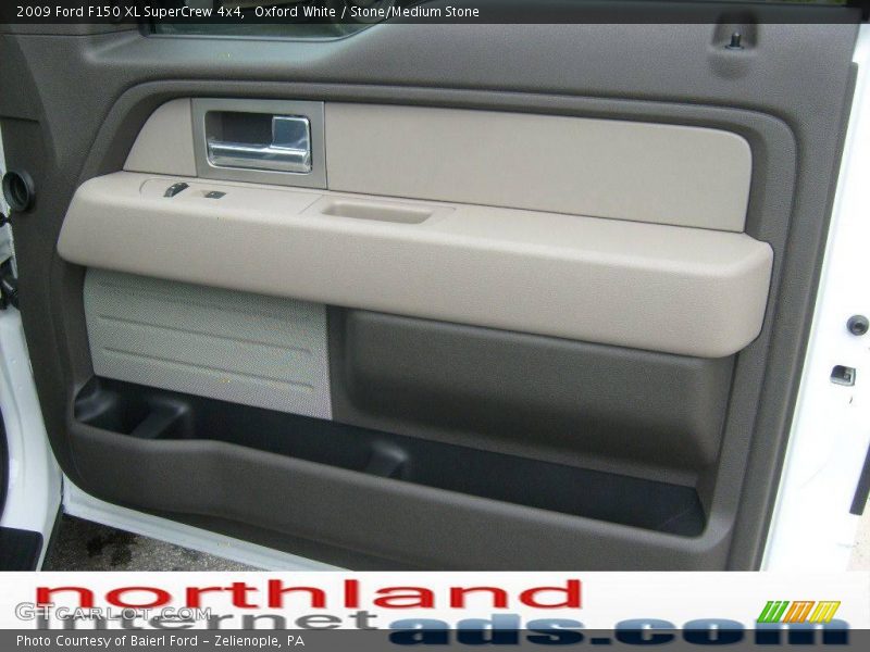 Oxford White / Stone/Medium Stone 2009 Ford F150 XL SuperCrew 4x4