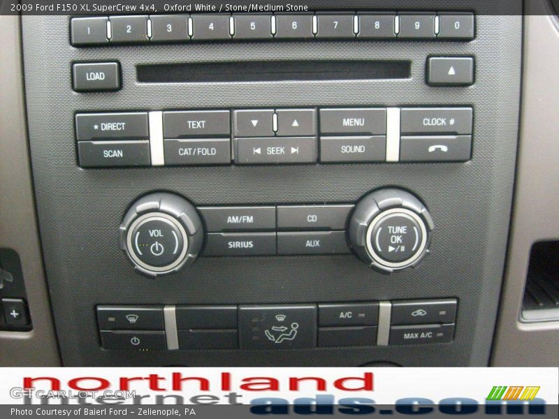 Oxford White / Stone/Medium Stone 2009 Ford F150 XL SuperCrew 4x4