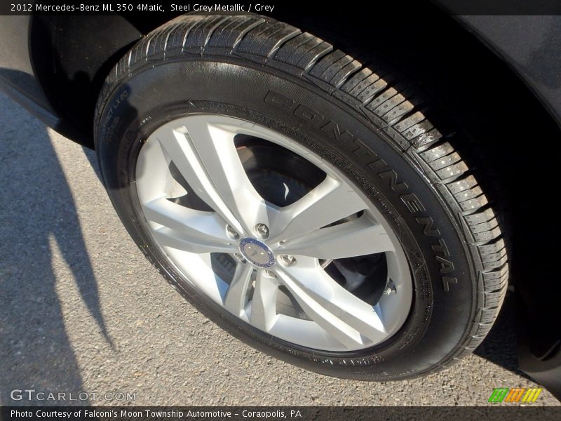 Steel Grey Metallic / Grey 2012 Mercedes-Benz ML 350 4Matic