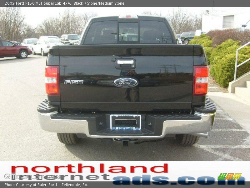 Black / Stone/Medium Stone 2009 Ford F150 XLT SuperCab 4x4