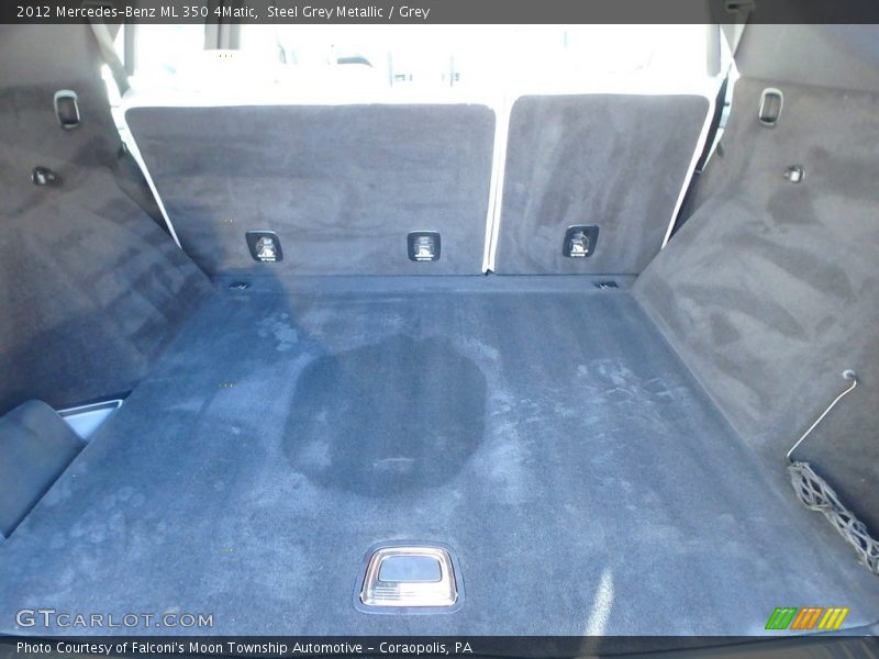Steel Grey Metallic / Grey 2012 Mercedes-Benz ML 350 4Matic