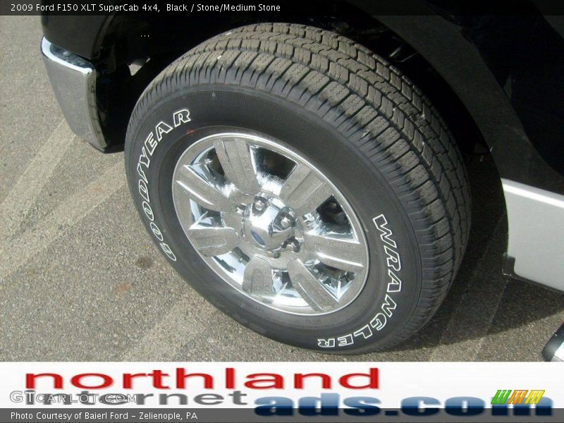 Black / Stone/Medium Stone 2009 Ford F150 XLT SuperCab 4x4