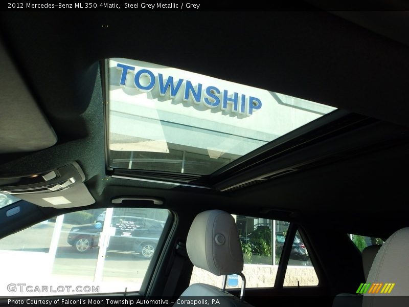 Steel Grey Metallic / Grey 2012 Mercedes-Benz ML 350 4Matic