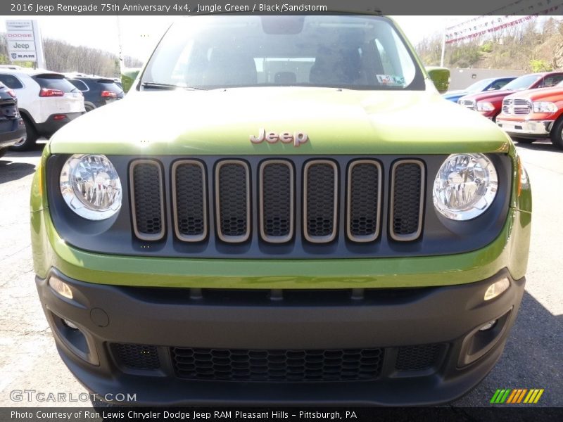 Jungle Green / Black/Sandstorm 2016 Jeep Renegade 75th Anniversary 4x4