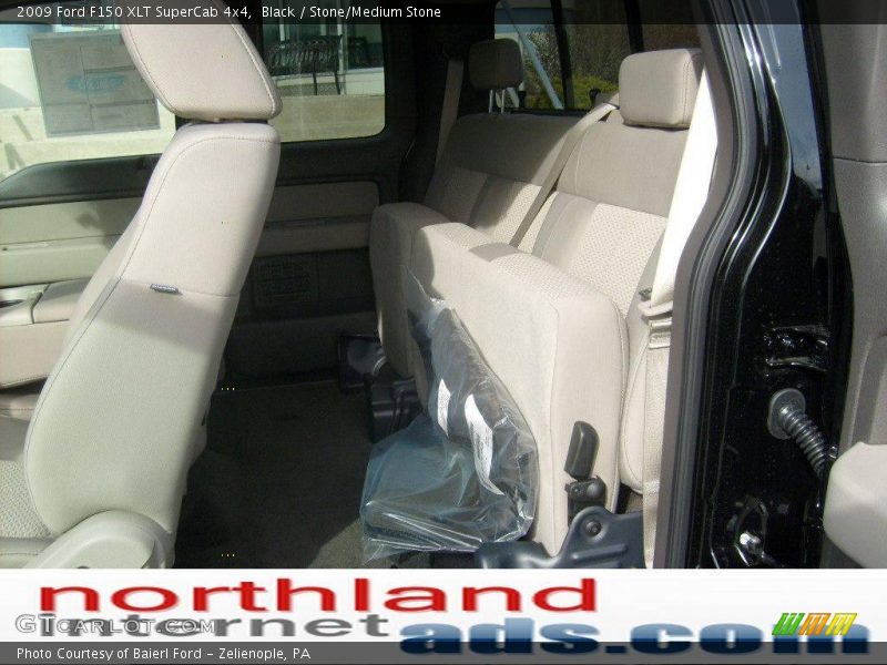 Black / Stone/Medium Stone 2009 Ford F150 XLT SuperCab 4x4
