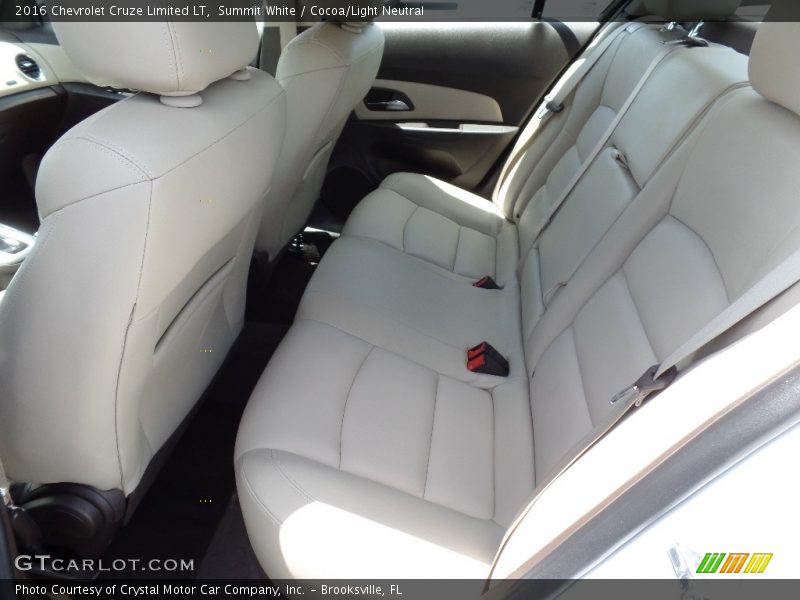 Summit White / Cocoa/Light Neutral 2016 Chevrolet Cruze Limited LT