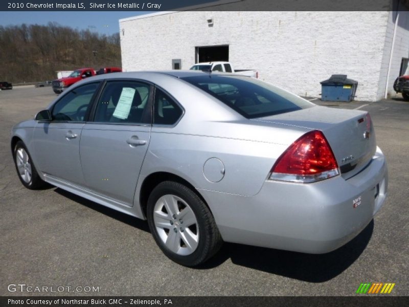 Silver Ice Metallic / Gray 2010 Chevrolet Impala LS