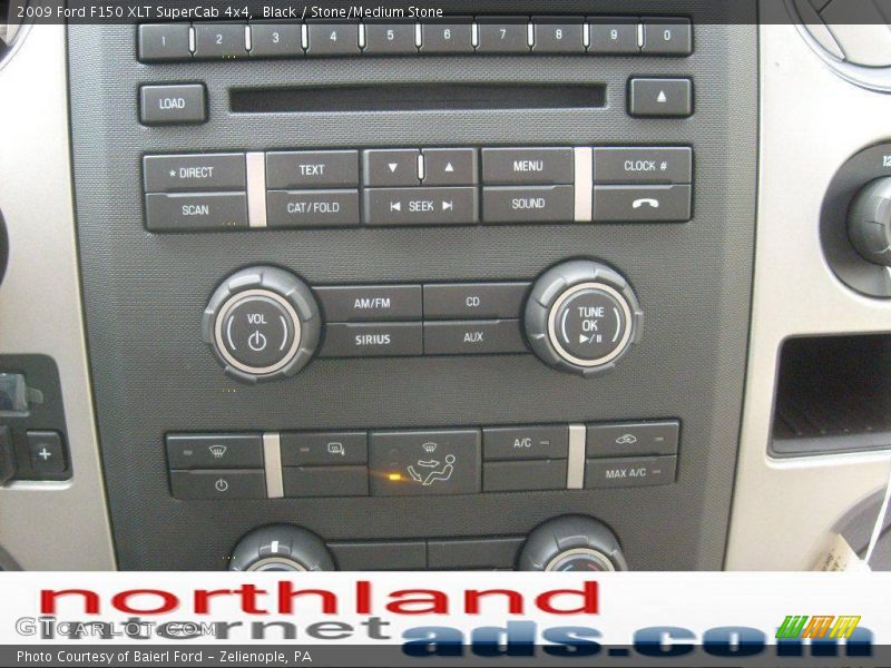 Black / Stone/Medium Stone 2009 Ford F150 XLT SuperCab 4x4