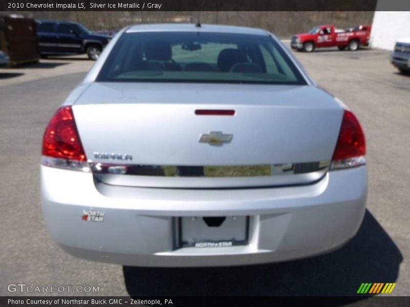 Silver Ice Metallic / Gray 2010 Chevrolet Impala LS