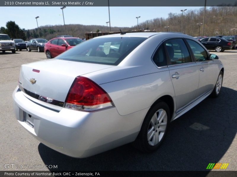 Silver Ice Metallic / Gray 2010 Chevrolet Impala LS