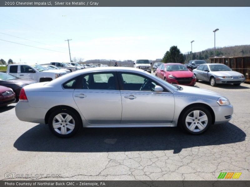 Silver Ice Metallic / Gray 2010 Chevrolet Impala LS