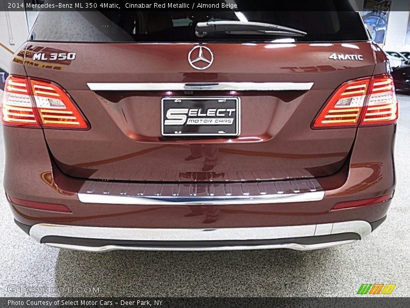 Cinnabar Red Metallic / Almond Beige 2014 Mercedes-Benz ML 350 4Matic