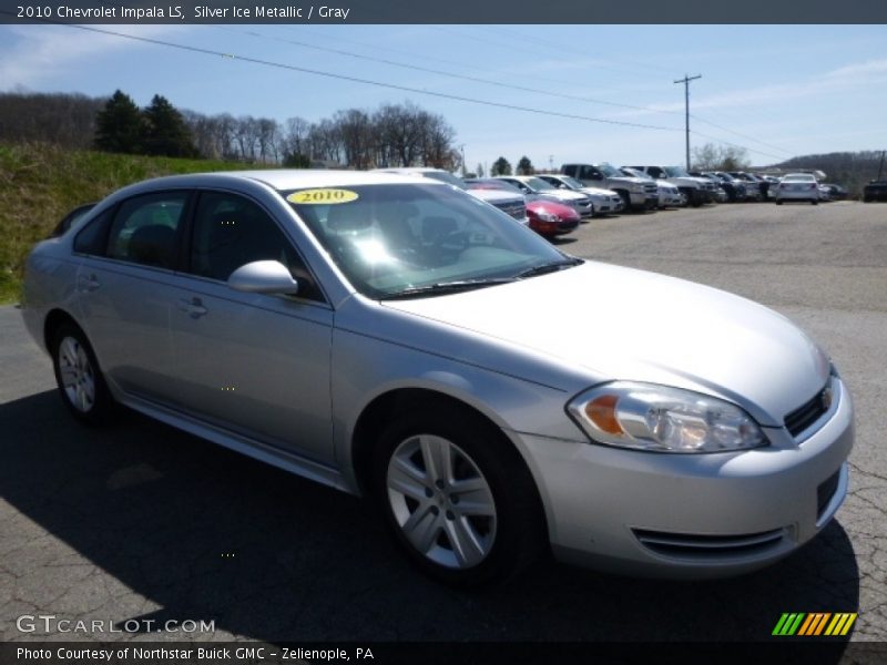 Silver Ice Metallic / Gray 2010 Chevrolet Impala LS