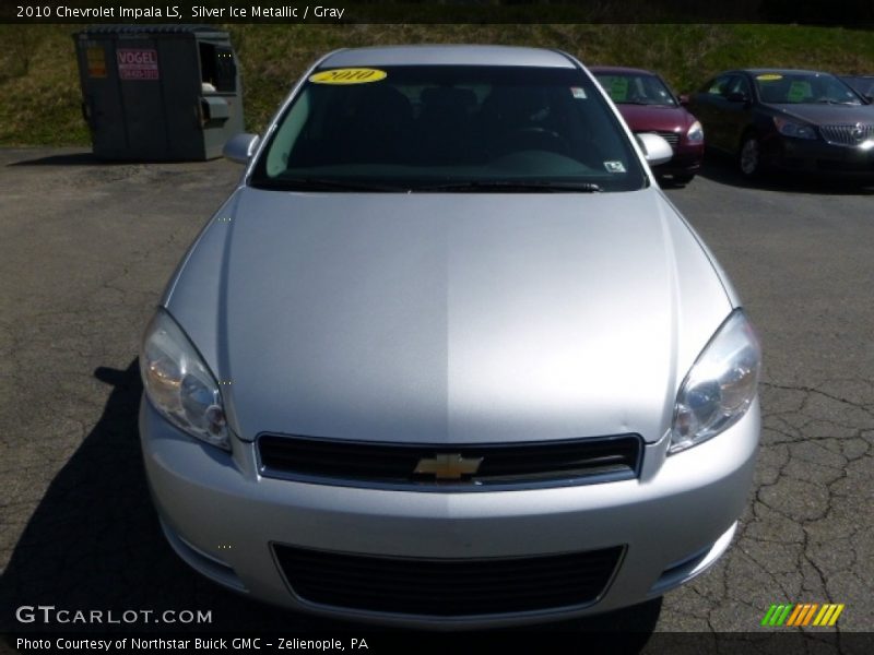 Silver Ice Metallic / Gray 2010 Chevrolet Impala LS