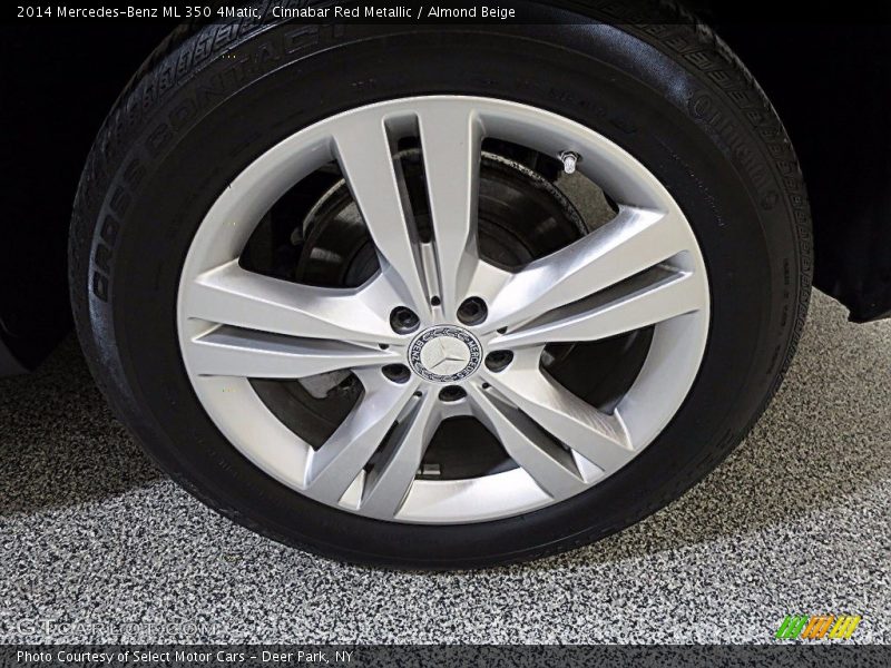 Cinnabar Red Metallic / Almond Beige 2014 Mercedes-Benz ML 350 4Matic