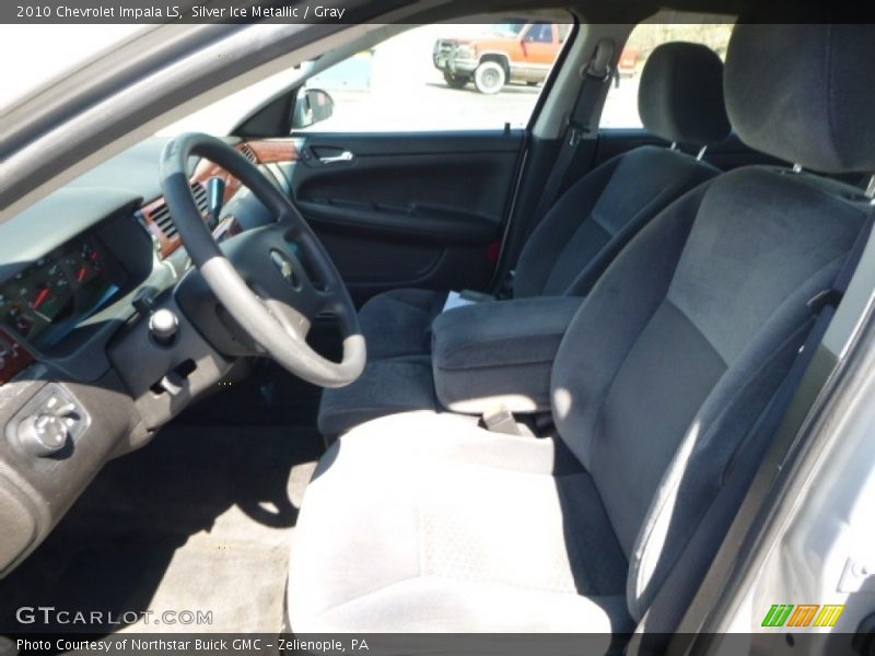 Silver Ice Metallic / Gray 2010 Chevrolet Impala LS