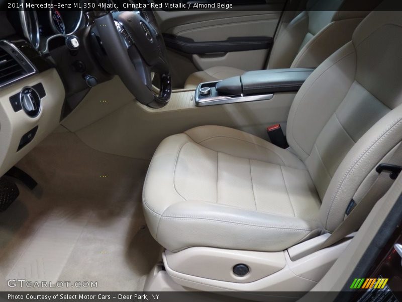 Cinnabar Red Metallic / Almond Beige 2014 Mercedes-Benz ML 350 4Matic