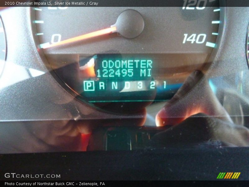 Silver Ice Metallic / Gray 2010 Chevrolet Impala LS