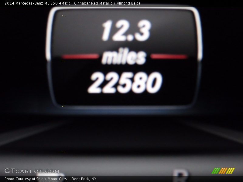 Cinnabar Red Metallic / Almond Beige 2014 Mercedes-Benz ML 350 4Matic